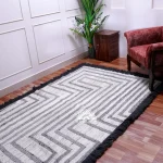 Artisan Kilim Rug: Hand-Blended Cotton & Wool, Modern Boho Decor